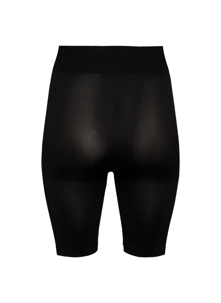 Nahtlose Radlerhose, Schwarz, Packshot image number 1