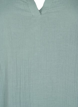 Kurzarmkleid aus 100 % Baumwolle, Chinois Green, Packshot image number 2