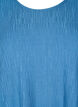 Kleid mit Struktur und 3/4-Ärmeln, Blau, Packshot image number 2