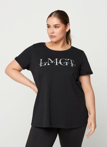 Trainings T-Shirt mit Print, Black LMGT, Model image number 0