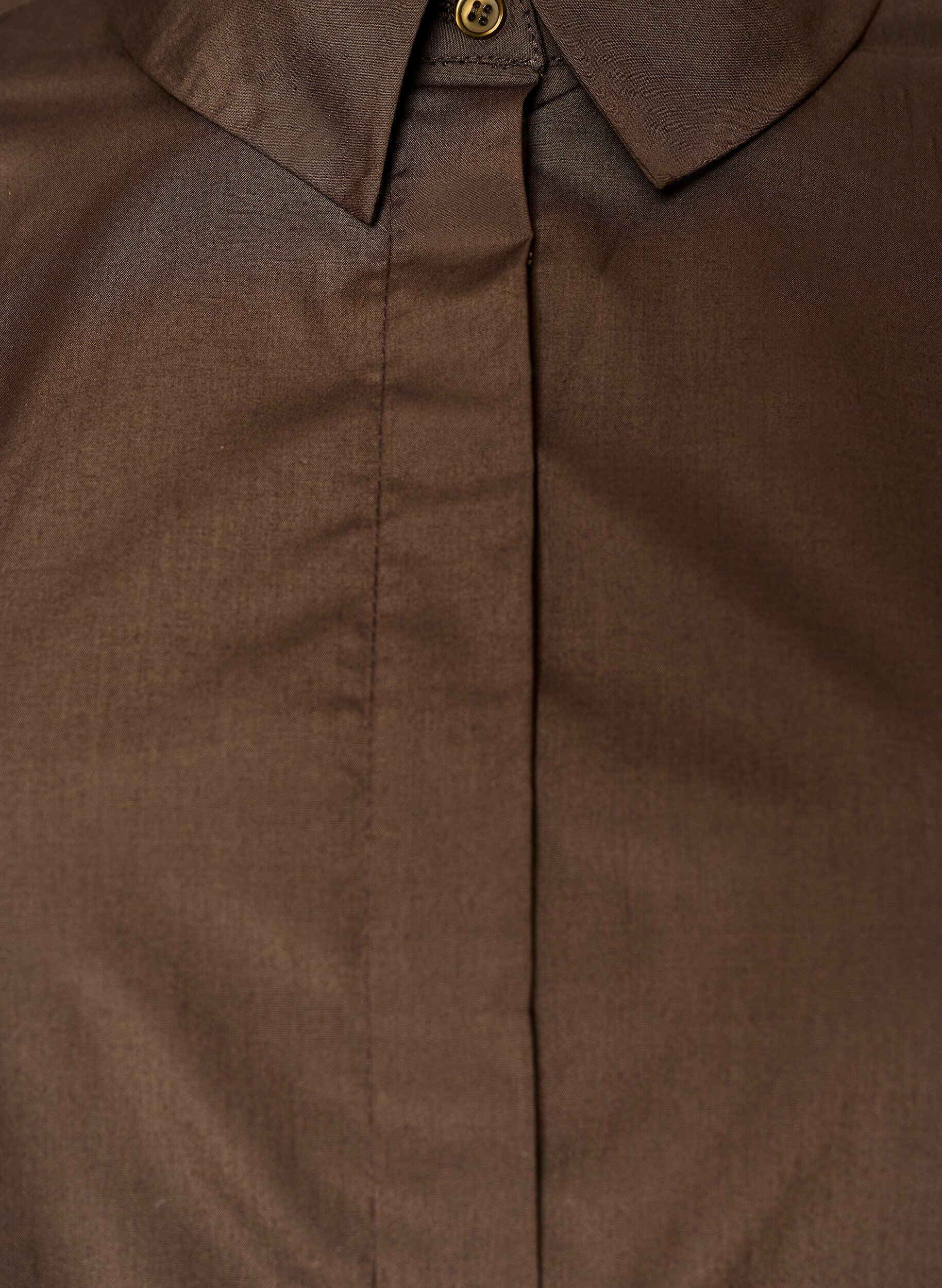 ZizziHemd mit dekorativem R&uuml;ckendetail, Braun, Packshot image number 2