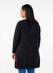 Strickkleid aus Baumwoll-Viskose-Mischung, Schwarz, Model image number 2