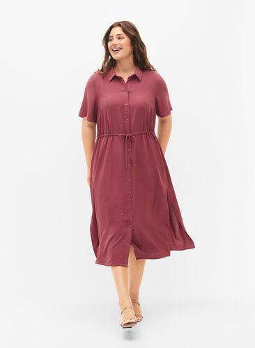 Kurzärmeliges Shirt-Kleid, Renaissance Rose, Model image number 0