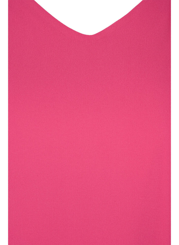 Bluse mit kurzen &Auml;rmeln, Magenta, Packshot image number 2