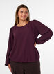 Bluse mit Glitzer, Rot, Model image number 0