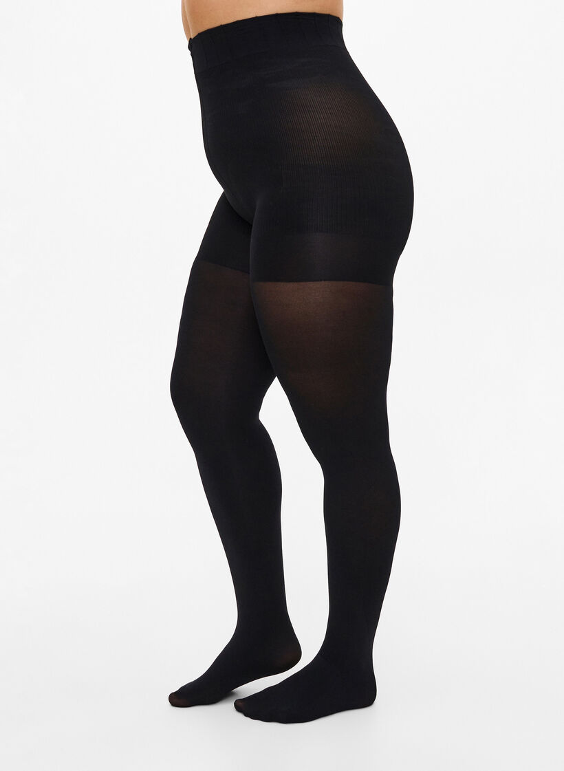 Strumpfhose 100 denier mit Push-up, Schwarz, Model image number 0