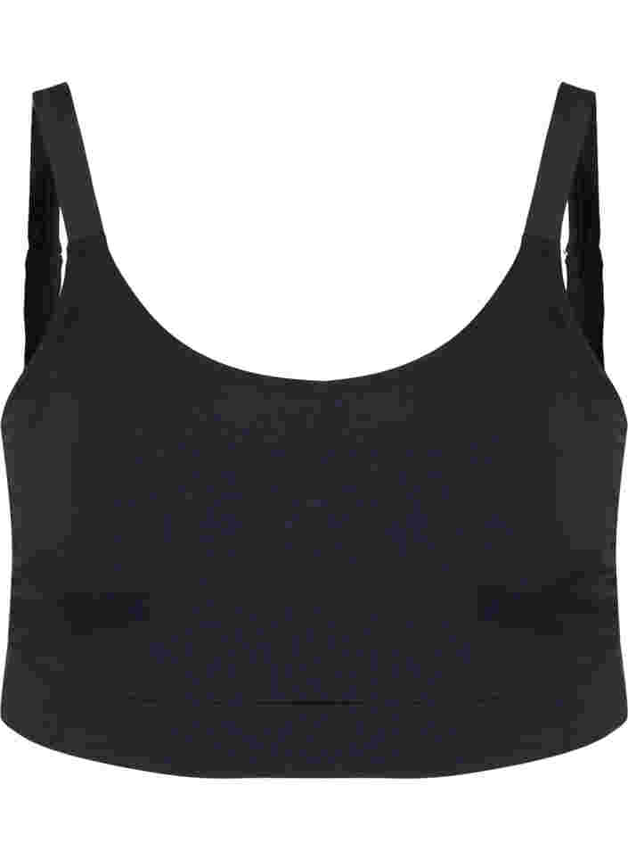 Bikinioberteil mit verstellbaren Trägern, Black, Packshot image number 0