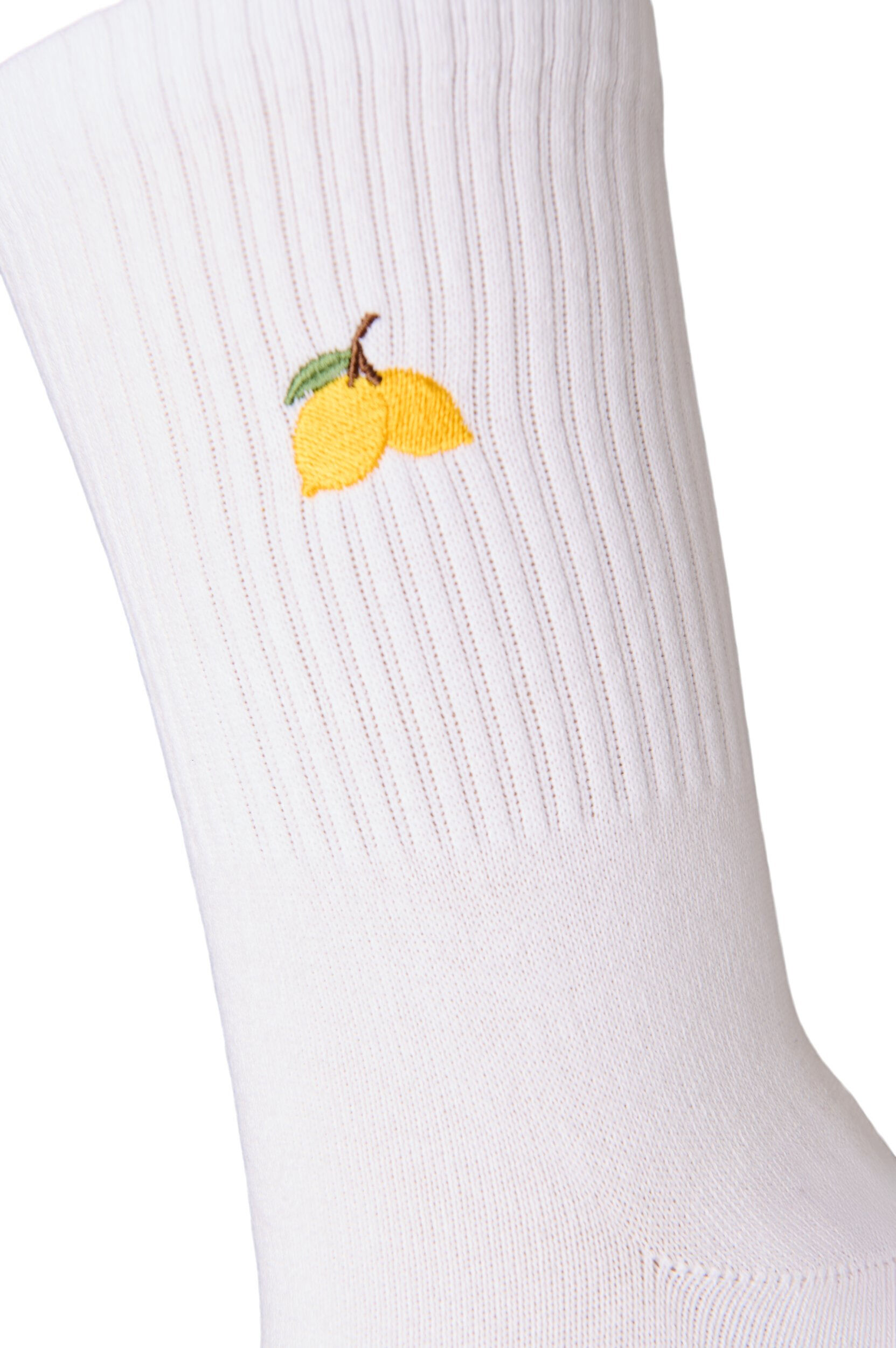 ZizziSocken aus Baumwolle mit Muster, Wei&szlig;, Packshot image number 2