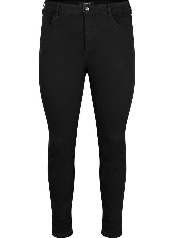 Jeans mit Super Slim Fit, Schwarz, Packshot image number 0