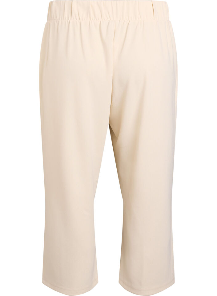 7/8 Hose mit lockerer Passform, Beige, Packshot image number 1