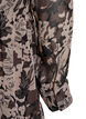 Kurzes A-Linien-Kleid mit geblümtem Print, Schwarz, Packshot image number 3