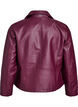 Bikerjacke aus Kunstleder, Rot, Packshot image number 1