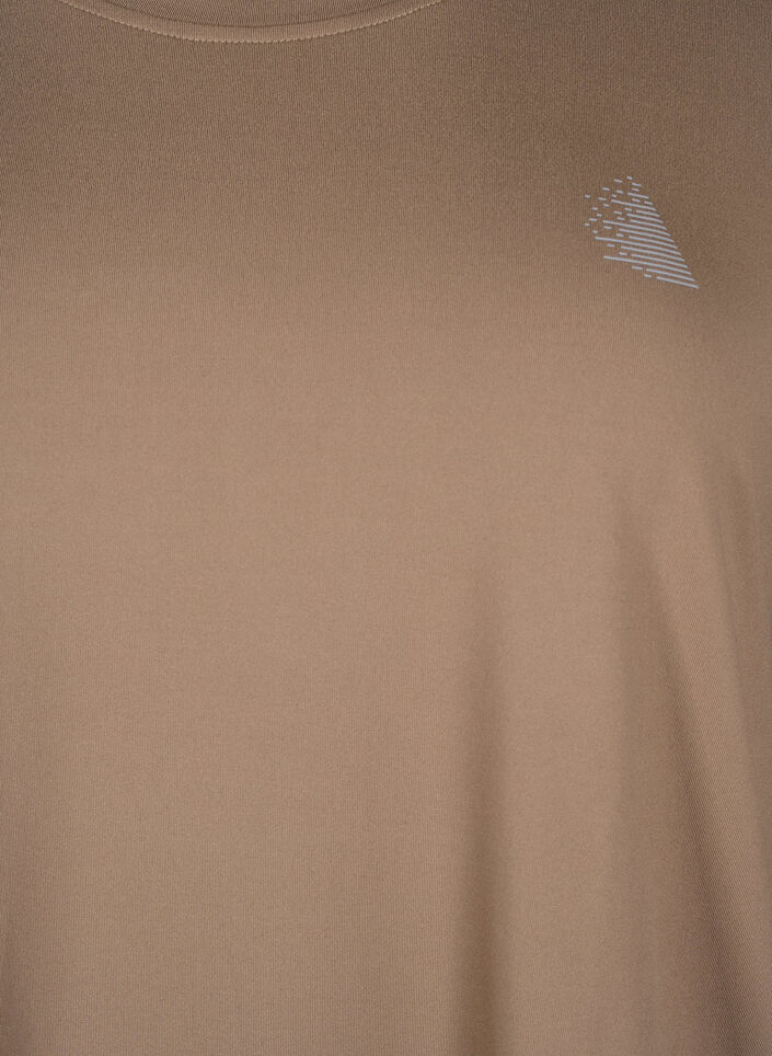 Trainingsshirt mit 3/4-&Auml;rmeln, Beige, Packshot image number 2