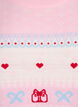 Strickbluse mit Weihnachtsmotiv, Pink, Packshot image number 2