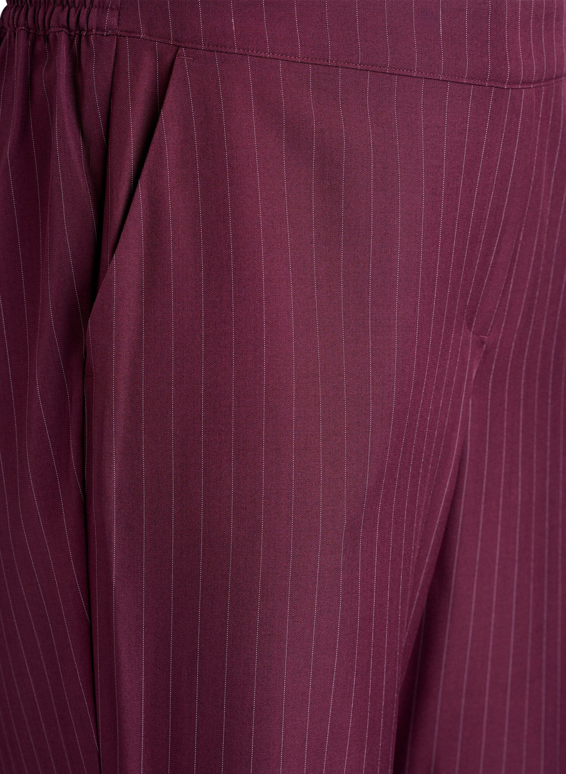 Zizzi FLASH - Lockere Hose mit Taschen, Rot, Packshot image number 2