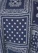 Bluse aus Viskose mit Paisleymuster und Ballon&auml;rmeln, Blau, Packshot image number 2