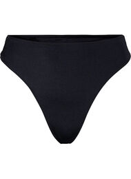 Bikini-Tanga mit normaler Taillenhöhe, Black, Packshot