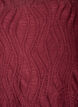 Bluse mit Struktur und 3/4-&Auml;rmeln, Rot, Packshot image number 2