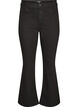 Hoch taillierte Jeans mit Bootcut, Schwarz, Packshot image number 0