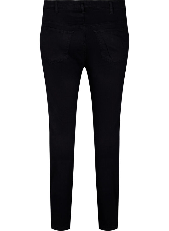  Amy Jeans Super Slim mit Schn&uuml;rdetail, Black, Packshot image number 1