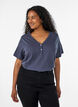T-Shirt mit Knopfleiste, Grau, Model image number 0