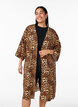 Viskose-Kimono mit 3/4-&Auml;rmeln, Braun, Model image number 0