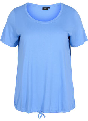 T-Shirt mit verstellbarem Saum, Ultramarine, Packshot image number 0
