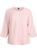 Lockerer Strick mit 3/4-&Auml;rmeln, Pink, Packshot image number 0