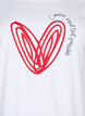 Baumwoll-T-Shirt mit Motiv, Bright W. w. Heart, Packshot image number 2