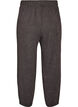 Hose aus Jersey mit Barrel Fit und hoher Taille, Grau, Packshot image number 1