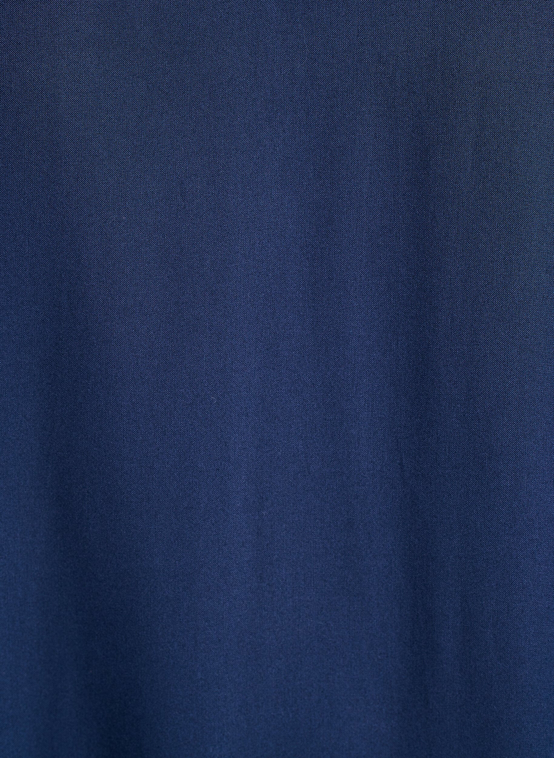 Zizzi Strandkleid aus Viskose mit Schulterdetail, Blau, Packshot image number 2