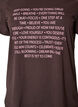 T-Shirt mit Print, Braun, Packshot image number 2