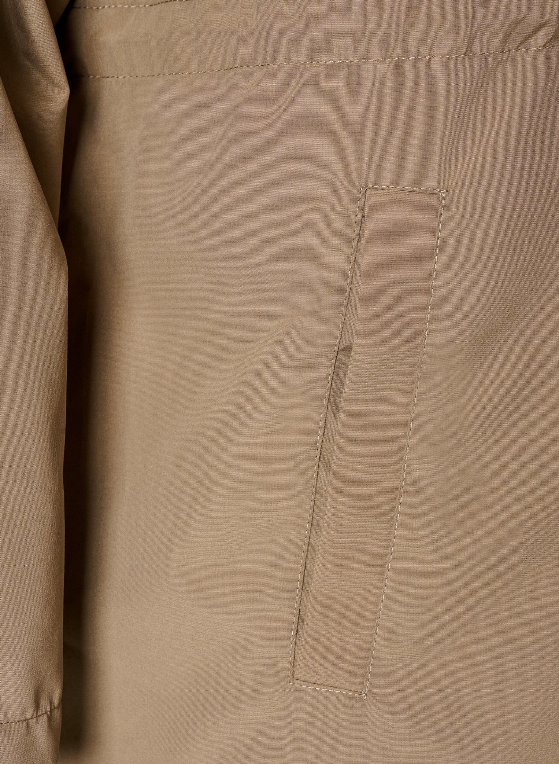 ZizziLeichter Parka mit Kapuze, Braun, Packshot image number 3
