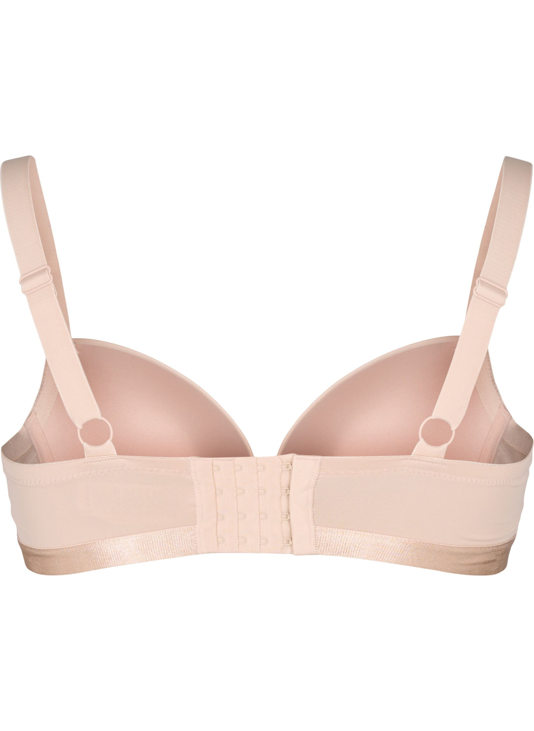 Zizzi Vorgeformter BH mit Mesh, Beige, Packshot image number 1