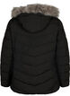 Kurze Steppjacke mit Kapuze, Black, Packshot image number 1