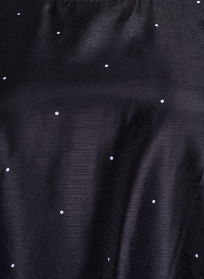 Knielanges Partykleid mit transparenten Ärmeln, Schwarz, Packshot image number 2