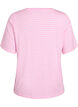 T-Shirt mit TENCEL&trade; Lyocell und Streifen, Pink, Packshot image number 1