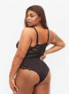 Bodystocking aus Mesh und Spitze, Black, Model image number 1