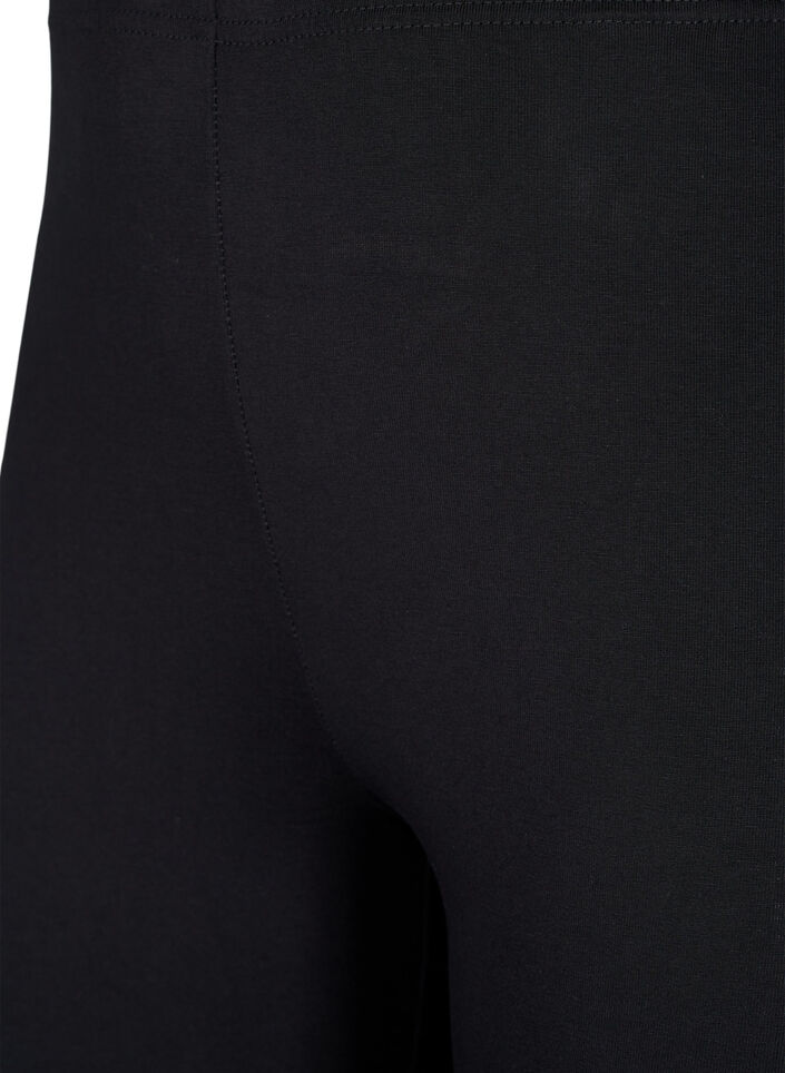 2-pack Baumwoll-Leggings, Schwarz, Packshot image number 2