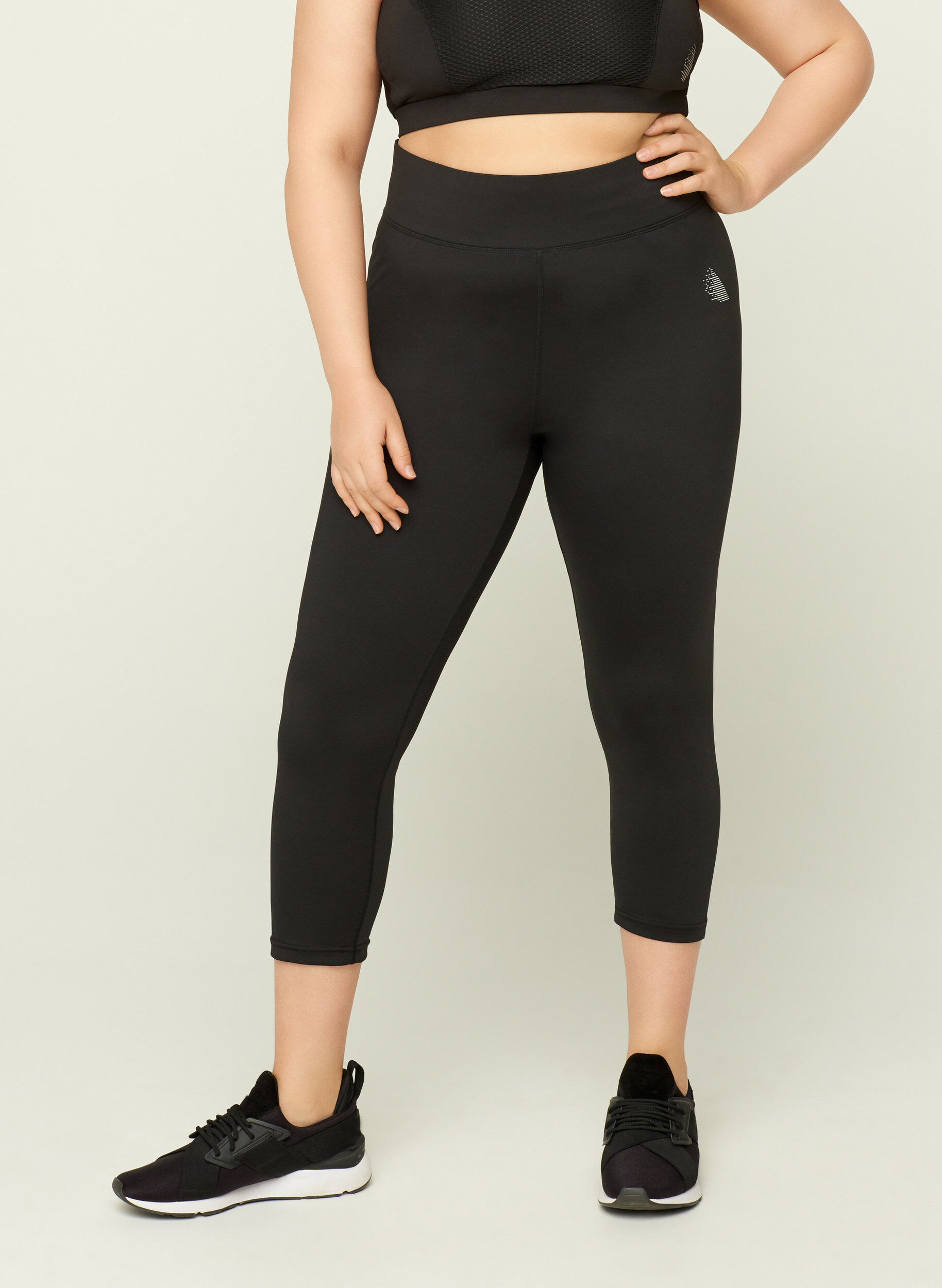Zizzi 3/4-Trainingshose, Black, Model image number 2