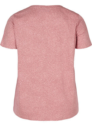 Bedrucktes T-Shirt aus Baumwolle, Blush Dot, Packshot image number 1