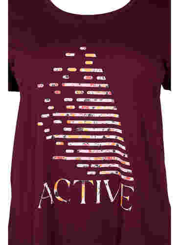 Trainings-T-Shirt mit Print, Fig, Packshot image number 2