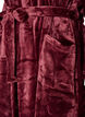 Morgenmantel aus weichem Velours mit Taschen, Rot, Packshot image number 3