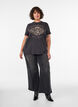 Grafik-T-Shirt aus Bio-Baumwolle, Beige, Model image number 1