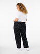 Hose mit gerader Passform, Schwarz, Model image number 1