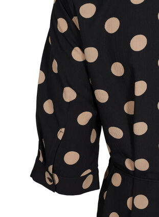 FLASH – Hemdkleid mit Aufdruck, Black Brown Dot, Packshot image number 3