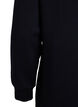 Kurzes Sweatshirtkleid mit hohem Kragen, Schwarz, Packshot image number 3