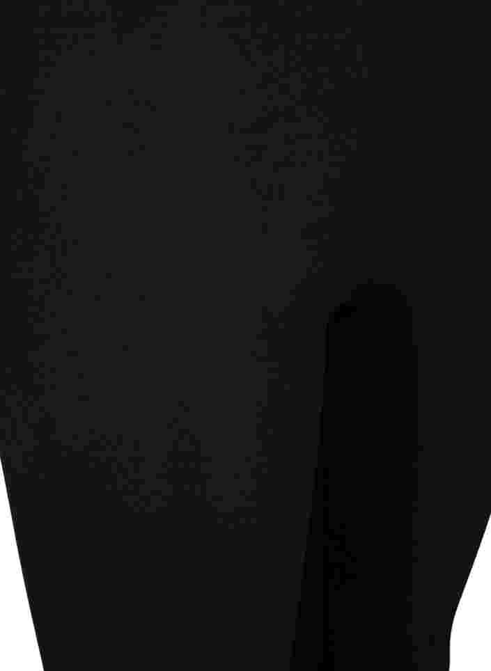 Leggings aus Viskose mit Similisteinen, Black, Packshot image number 2