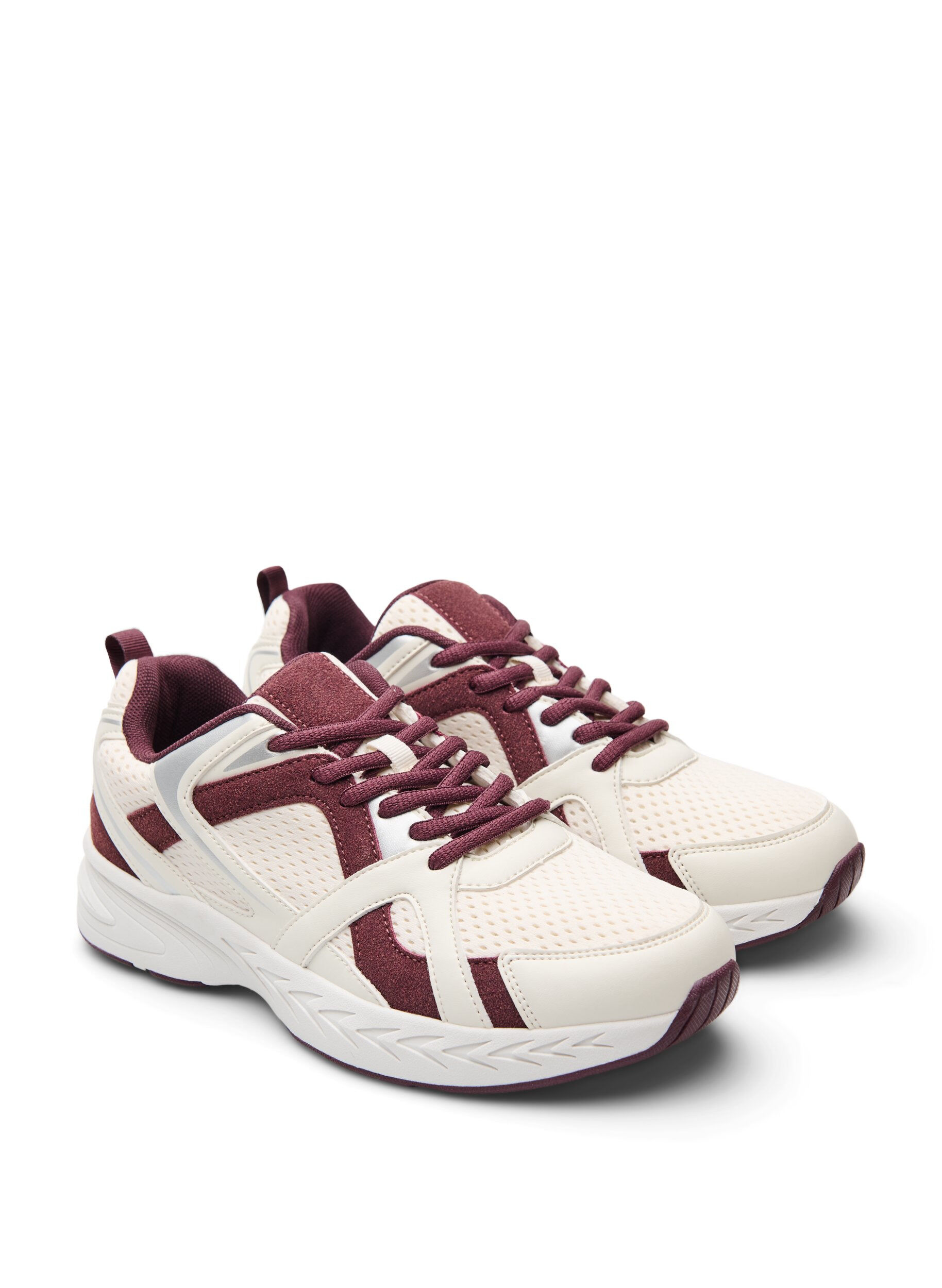 Zizzi Sportliche Sneakers mit Mesh, Rot, Packshot image number 1
