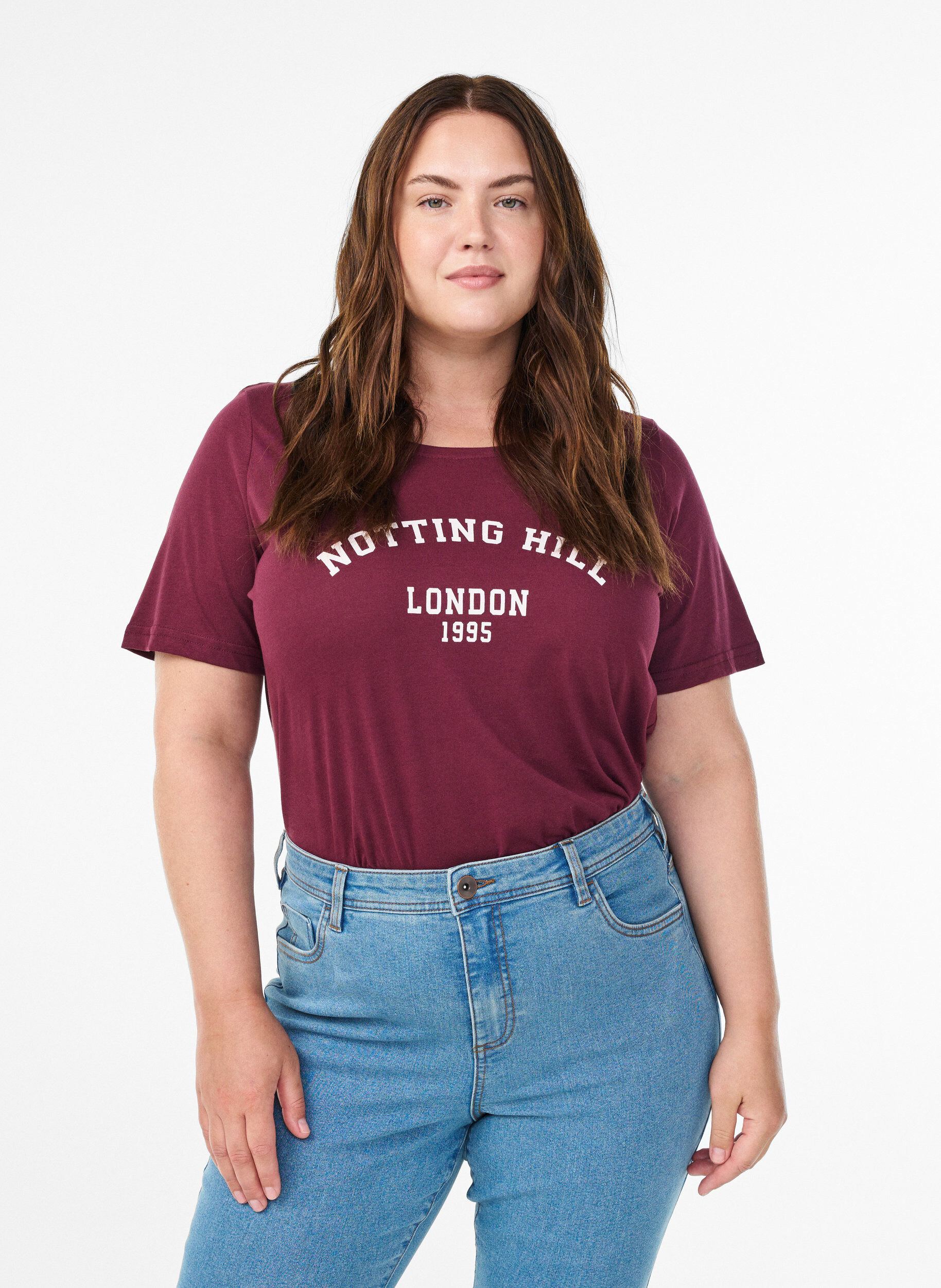 ZizziT-Shirt mit Print, Rot, Model image number 0